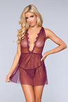 1801 Sweet Dreams Babydoll Black